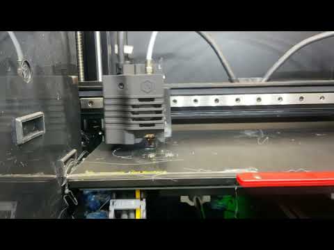 Тестовая дистанционная печать через интернет на 3D принтере Raise E2