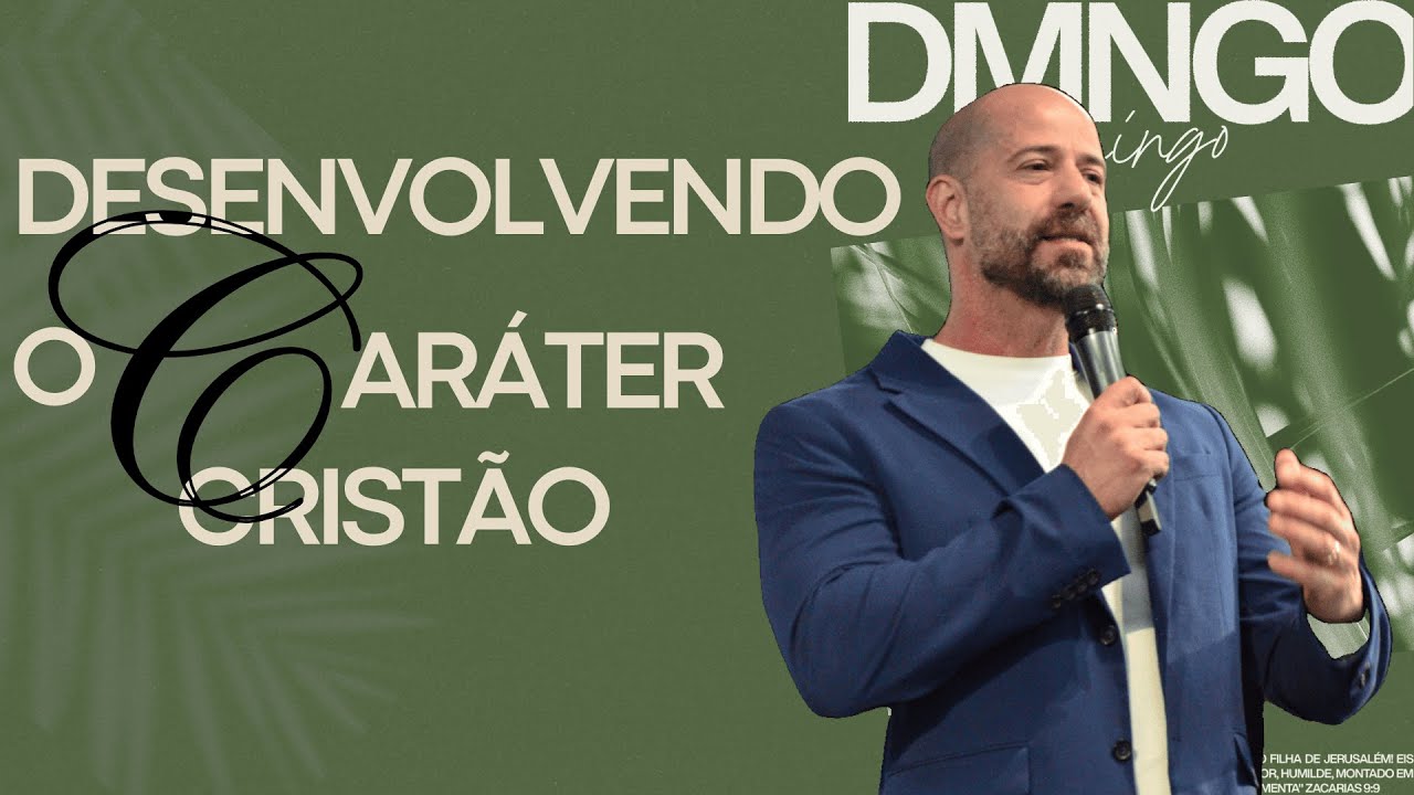 Pastor Rodrigo ministrando Desenvolvendo o caráter cristão