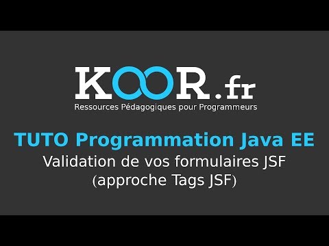 TUTO Java EE Validation de vos formulaires JSF