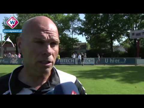 Reactie FC Lisse-trainer Robbert de Ruiter na de promotie naar de tweede divisie