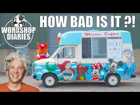 Edd China bought a graffitied Ice Cream Van with Huge Problems? Will it make I Scream?!