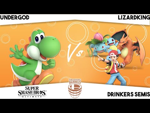 SB5 Drinking — Undergod (Yoshi) vs LizardKing (Pokemon Trainer) —  Drinkers Semis — Smash Ultimate