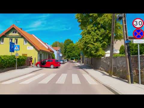 Poland / Mragowo - a ride around the city. 2024 4K gopro
