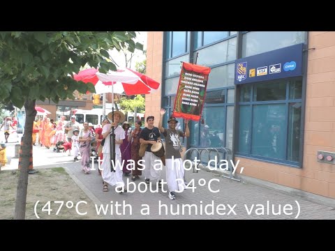 Harinama in Ottawa. Canada day-2018.