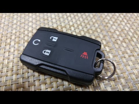 How to Replace Keyless entry key fob battery 2014-2015 GMC Sierra, Canyon, Chevy Silverado, Colorado