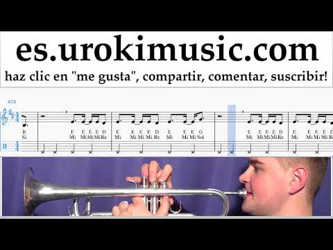 Tutorial de Trompeta Nicky Jam ft. Will Smith - Live It Up Clases Notas um-ih927