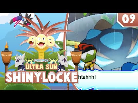 GIANT SPIDER AHHHHH! Pokemon Ultra Sun and Moon ShinyLocke Let's Play w/ aDrive! Ep 9