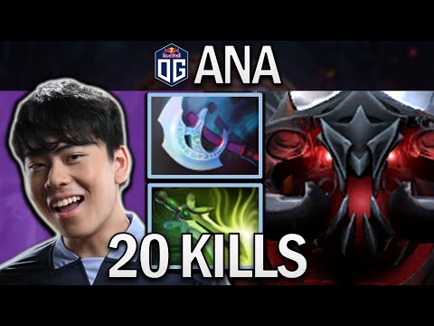 OG.ANA SMURF SHADOW FIEND WITH 20 KILLS & BUTTERFLY - DOTA 2 PRO GAMEPLAY