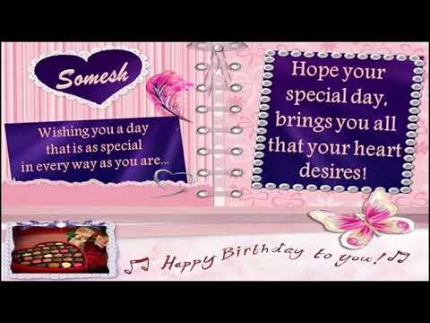 Happy Birthday Somesh   status as nayak/chanel/