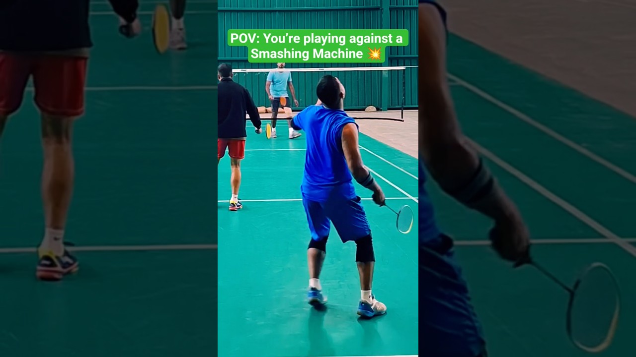 The Sound of a Perfect Badminton Smash 🎵 #ASMR