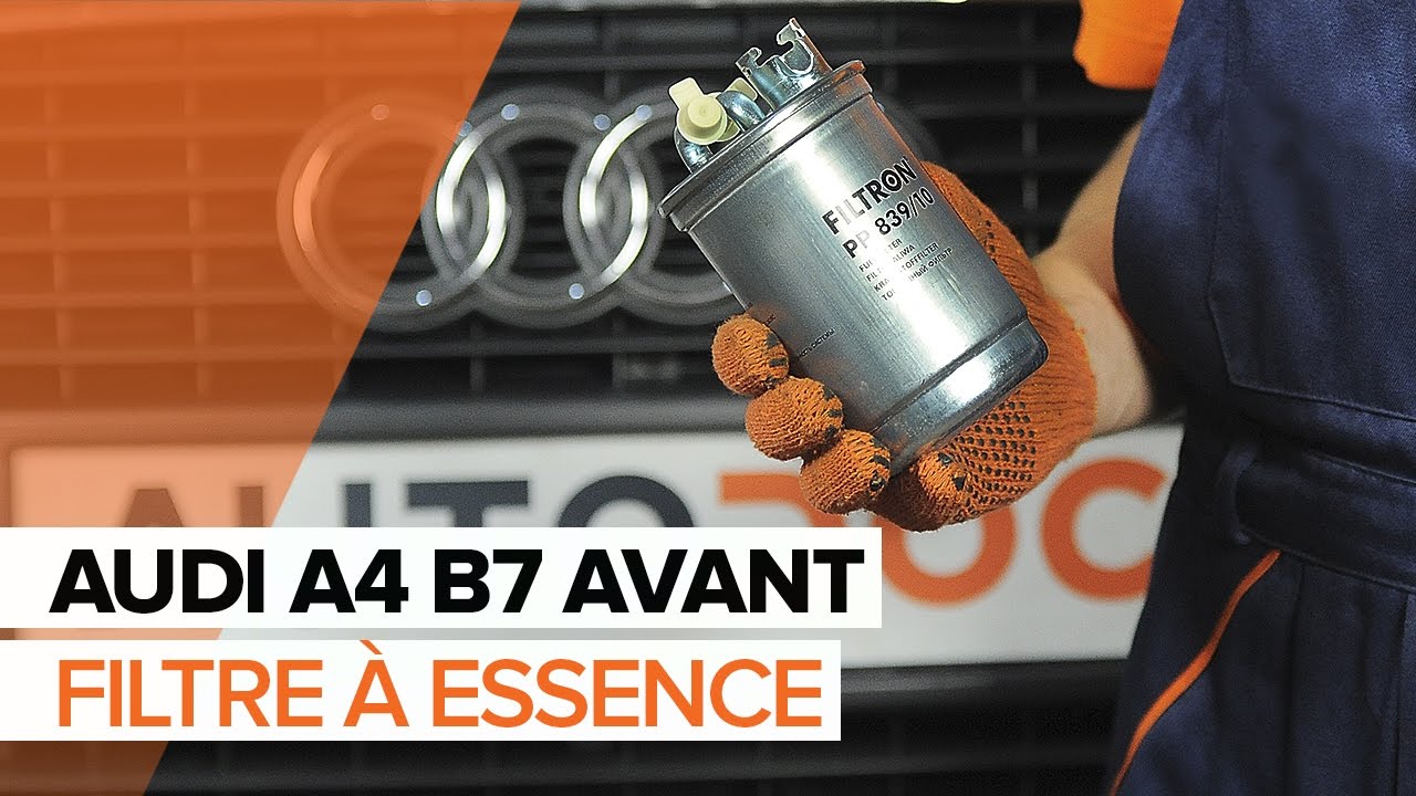 Comment changer : filtre à carburant sur Audi A4 B7 Avant - Guide de remplacement