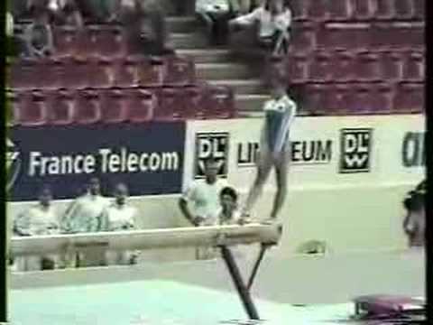 Ludivine Furnon - 1998 European Championships Team - Balance Beam