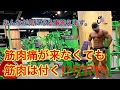 【筋肉痛が来なくても筋肉はでかくなる????】