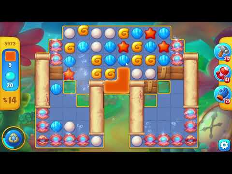 Fishdom 5973 Level - 18 moves - NO BooSTERS