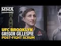 UFC Brooklyn: Gregor Gillespie Says Boos From Fans 'Hurt My Feelings A Little Bit' - MMA Fighting