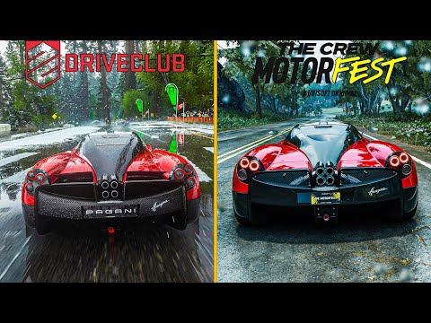 (PS5) The Crew Motorfest VS DRIVECLUB GRAPHICS COMPARSION  4K60FPS