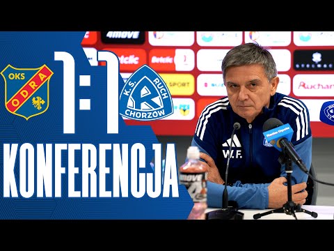 Konferencja prasowa po meczu Odra Opole 1-1 Ruch Chorzów (24.10.2025)