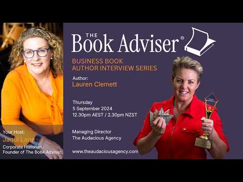 Image: The Book Adviser Interview Series with Lauren Clemett The Audacious Agency