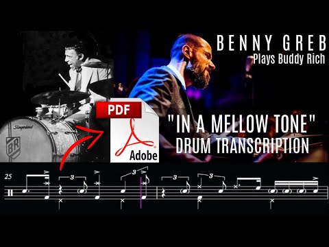 AB Drums Transcripts EP #14: Benny Greb Plays Buddy Rich - "In A Mellow Tone"