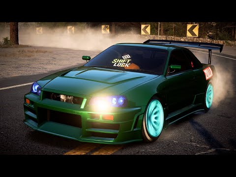 Abandoned Car Location - Shift Lock Ride - Nissan Skyline GT-R V-Spec (1993) Drift Spec