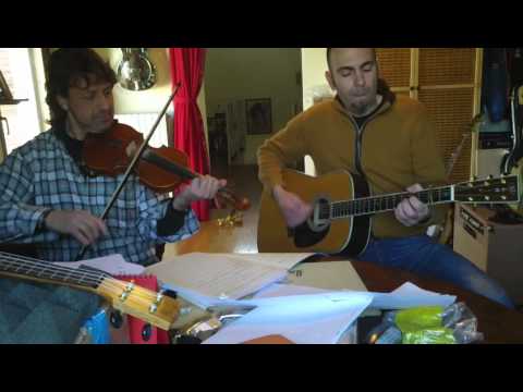 Fresh Flowers Senor Tex acoustic guitar & Fabrizio De Melis fiddle