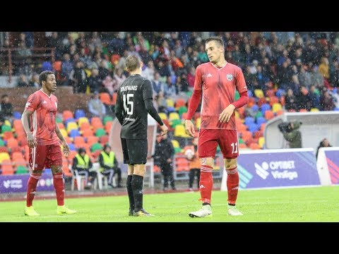 Optibet Virslīga 2019: FK Liepāja - FK Spartaks 2:2 labākie momenti (5.jūl.)