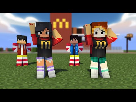 gomy gomy super idol mcdonalds aphmau family and friends - minecraft animation #shorts