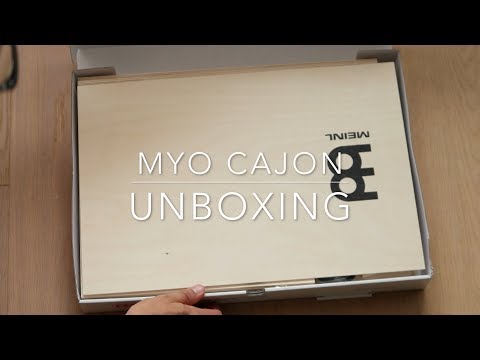 Meinl myo cajon unboxing