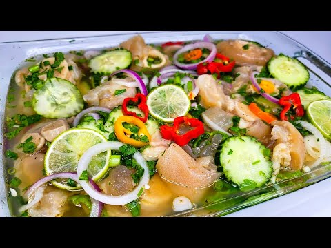 Guyanese cow foot souse | recipe