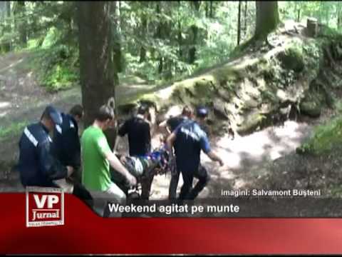 Weekend agitat pe munte