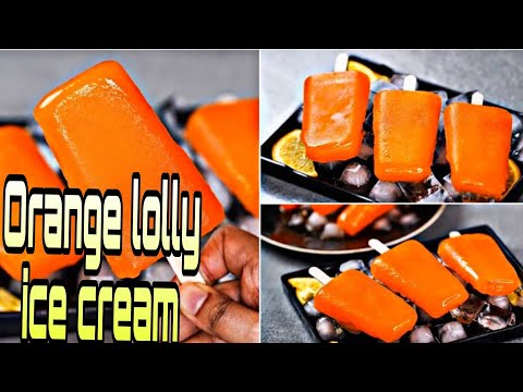 Orange Lolly Ice Cream। ঘরে বানানো অরেঞ্জ আইস ক্রিম। Ma Meyer Vlog | Sintiya Shorna | Ranna