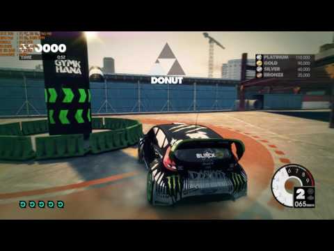 Dirt 3 Walkthrough Part 22 - "Gymkhana Academy: Donut Tutorial" [1080p60]
