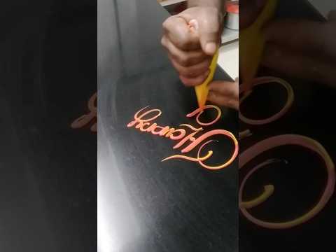 The Best Cake Writing Compilation On 2023 | Cake Writing Calligraphy | Writing Model | #shorts #cake