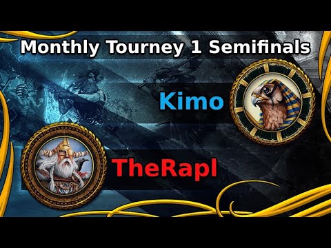 Age of Mythology: Kimo vs TheRapl - Meta Plays Monthly Tournament 1 - Semifinals