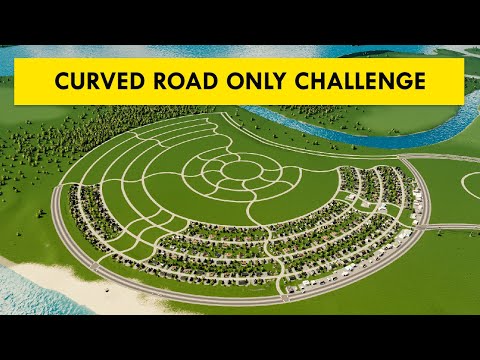 Building a City Using Only Curved Roads | Cities: Skylines CROC 02