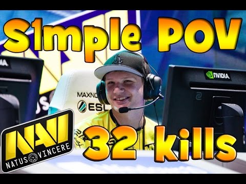 POV: S1mple vs dignitas [32 kills] @ overpass