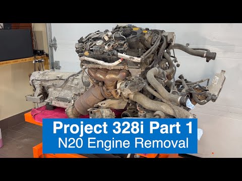 Seized N20 Engine Removal - Project 328i Part 1