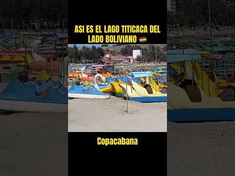 ASI ES EL LAGO TITICACA DEL LADO BOLIVIANO 🇧🇴 #lapaz #copacabana #bolivia
