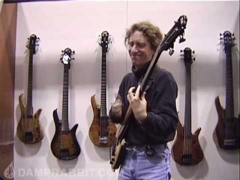 Michael Manring NAMM 2000 Zon Guitars part 1