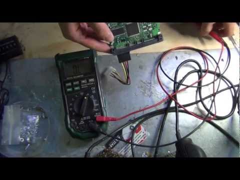 Hard drive repair power short component training Lacie Seagate