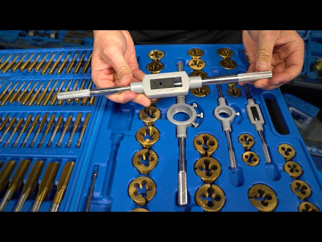 Video Teaser für BRLLIANT TOOLS BT101985 TiN Gewindeschneidwerkzeug-Satz 110-tlg. [Powered by KS Tools]