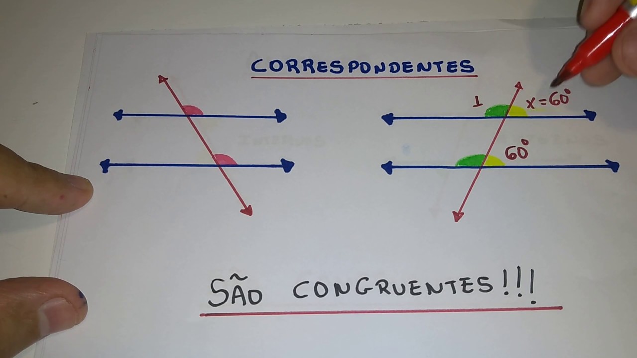 Revisão 8° Ano: RETAS PARALELAS CORTADAS POR TRANSVERSAL !!!