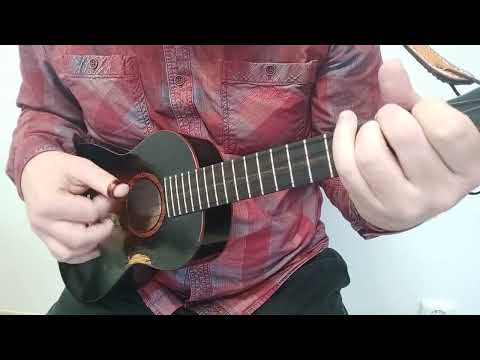 Jim Bridger Story (Blízko Little Big Hornu) - low G ukulele with fingerpicks