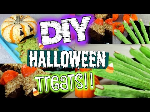 DIY HALLOWEEN TREATS | 3 Easy Halloween Treat Ideas!! Video