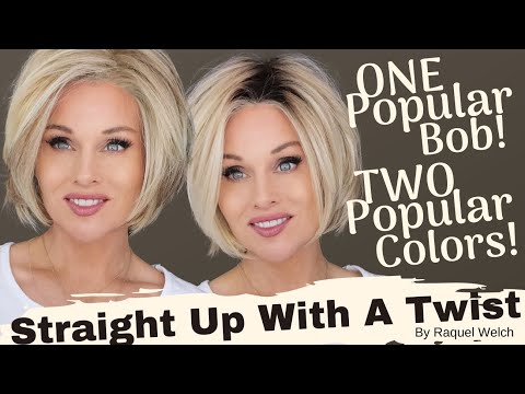 Raquel Welch STRAIGHT UP WITH A TWIST Wig REVIEW | BEST COMPARISON OF RL16/88 & RL19/23SS | POPULAR!