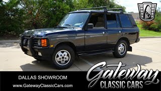 Video Thumbnail for 1991 Land Rover Range Rover