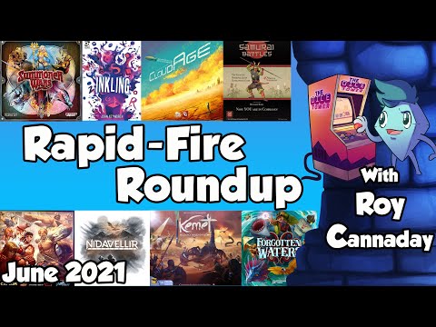 Rapid Fire Roundup June 2021 - with Roy Cannaday