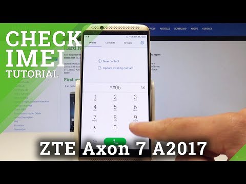 How to Locate IMEI in ZTE Axon 7 A2017 - Check Serial Number Tutorial
