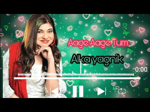 Aage Aage Tum/Peeche Peeche Hum|Full video song Alka yagnik|Zinda Dil|Old song Alka yagnik|love song