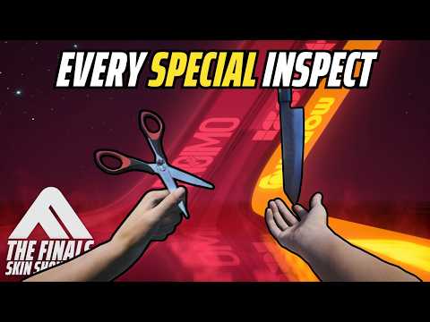 EVERY SPECIAL/UNIQUE INSPECT ANIMATION in THE FINALS Skin Review | The Finals